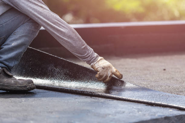 Professional Waterproofing technician working in Barnegat, NJ